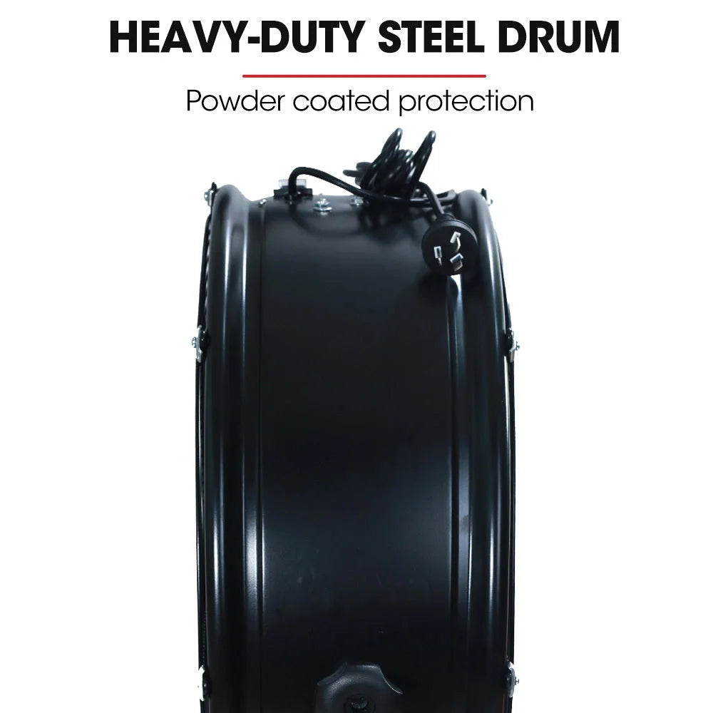 BAUMR-AG 24’’ 610mm 260W Industrial Mobile Floor Drum Fan