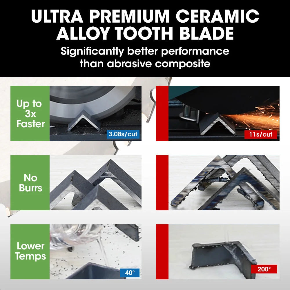 Baumr-AG 2400W 355mm 14’’ Metal Cut Off Cold Saw Premium