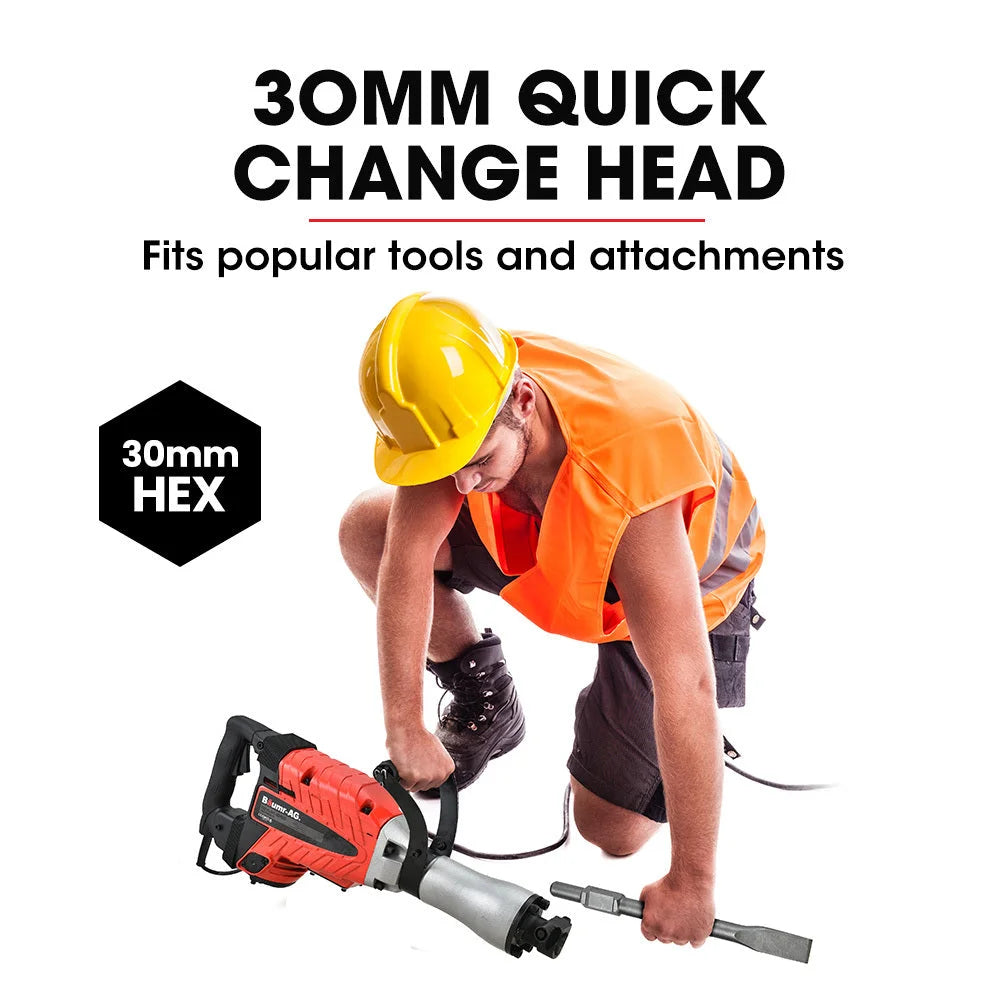 Baumr-AG 2400W Pro-Grade Electric Demolition Jackhammer
