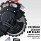 BAUMR-AG 254mm Sliding Compound dual Mitre Drop Saw