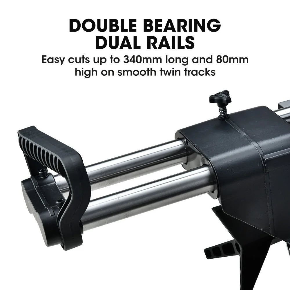 BAUMR-AG 254mm Sliding Compound dual Mitre Drop Saw
