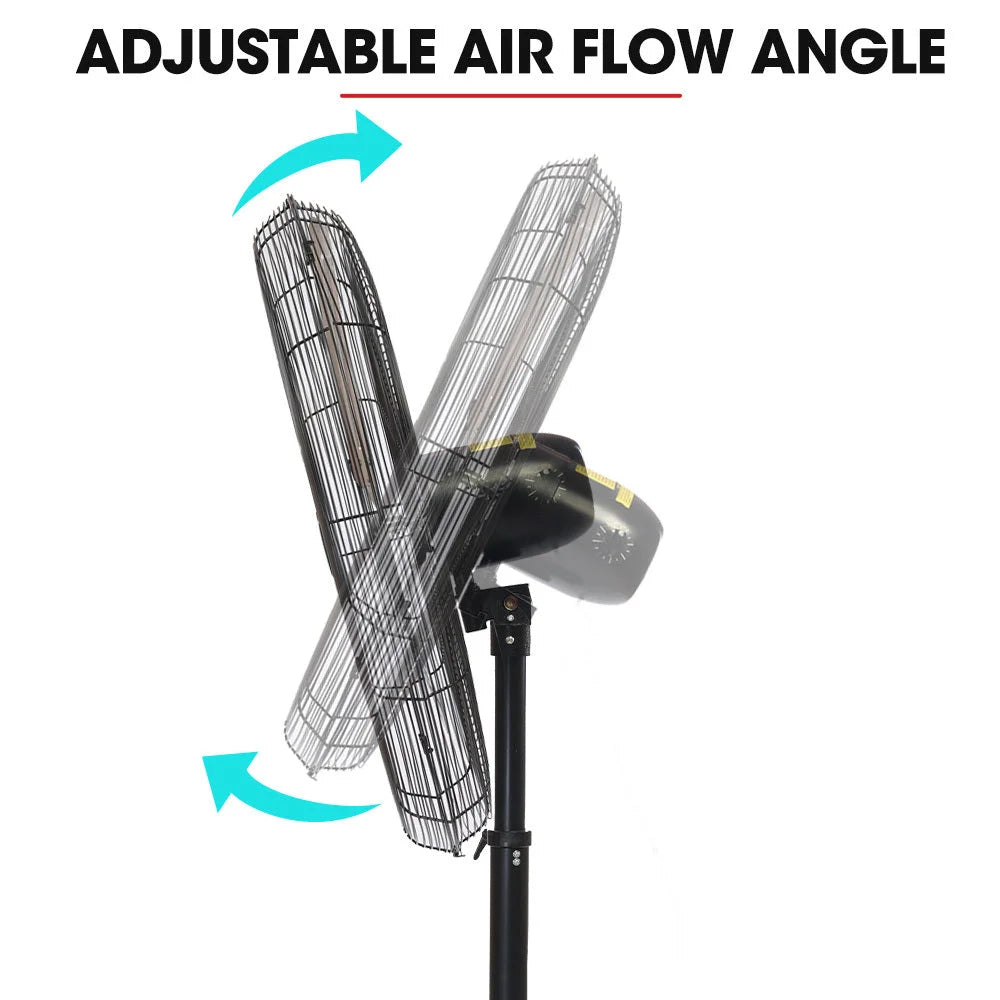 BAUMR-AG 30’’ 762mm 300W Industrial Pedestal Fan Large