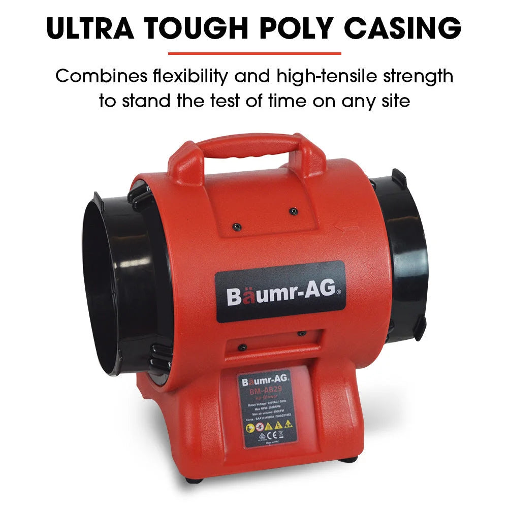 Baumr-AG 300mm (12 inch) Portable Air Blower Mover Axial