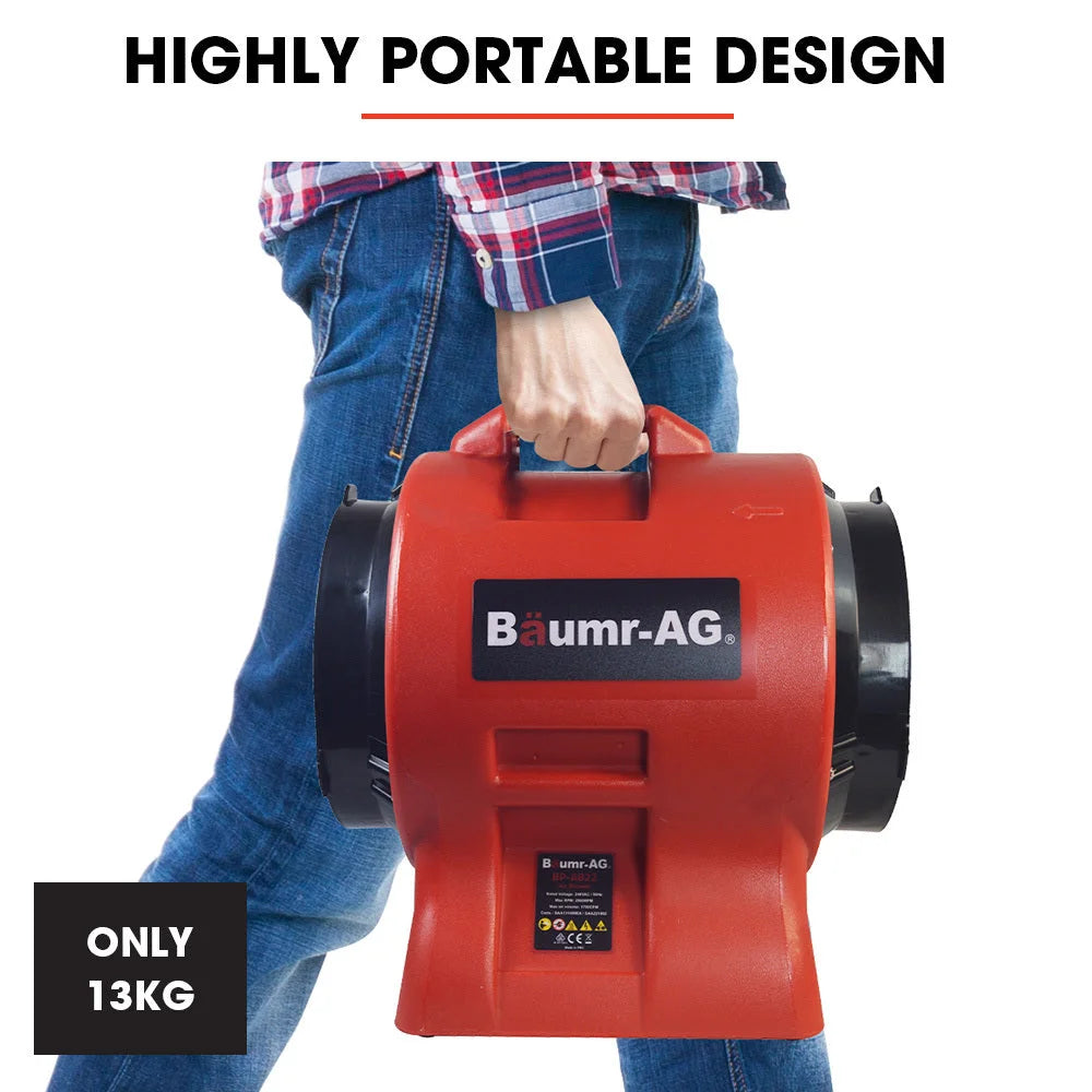 Baumr-AG 300mm (12 inch) Portable Air Blower Mover Axial