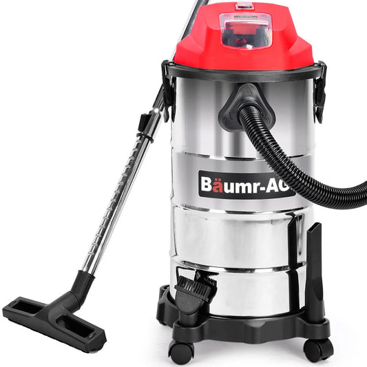 BAUMR-AG 30L Cordless Wet & Dry Vacuum Cleaner Kit with 4Ah