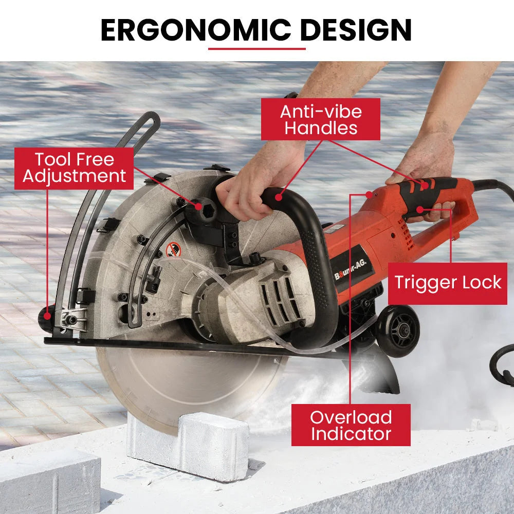 BAUMR-AG 3500W 350mm/14’’ Electric Concrete Demolition
