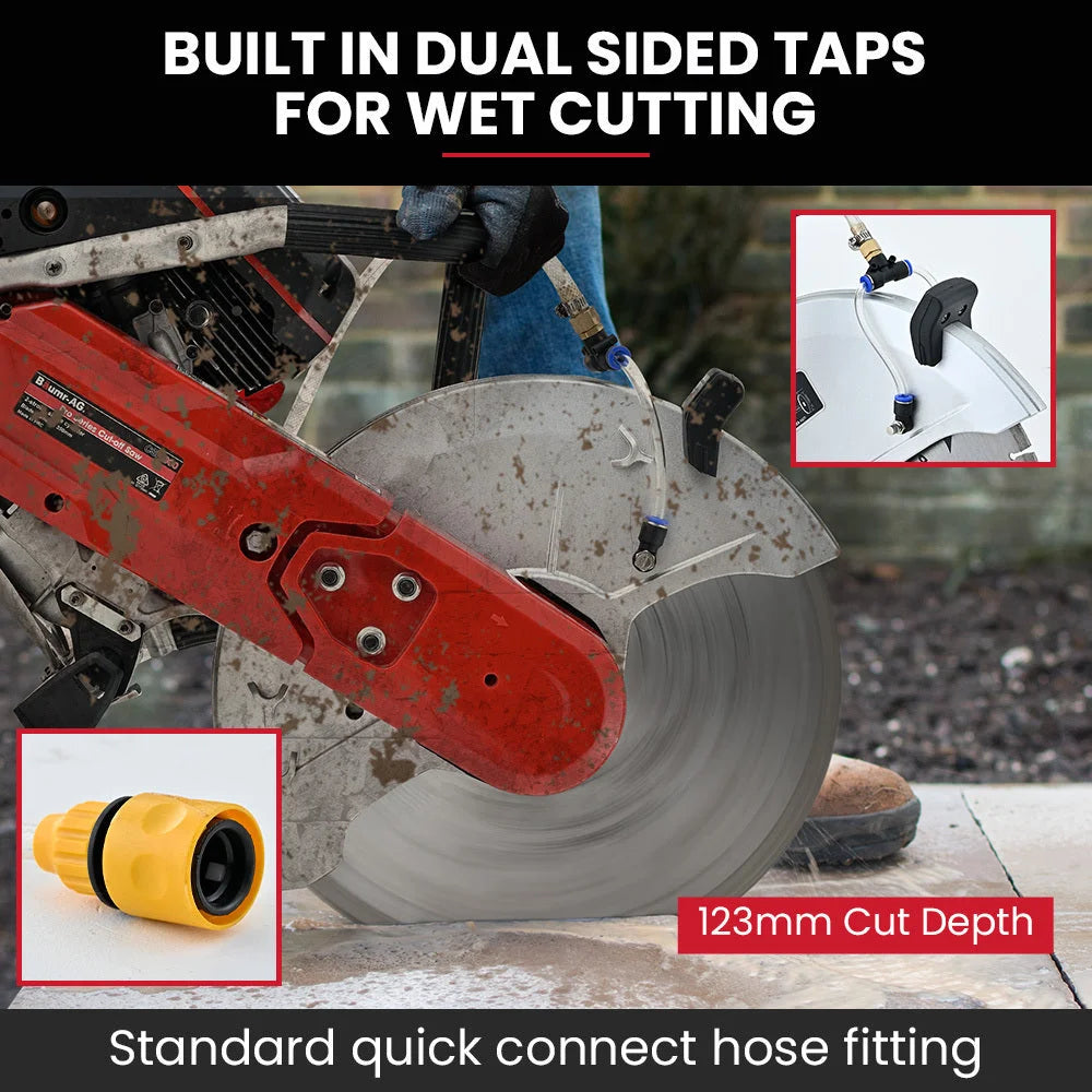 BAUMR-AG 350mm Professional Concrete Demolition Saw 74cc