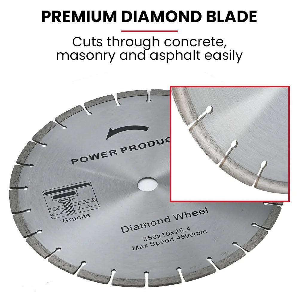 BAUMR-AG 350mm Professional Concrete Demolition Saw 74cc