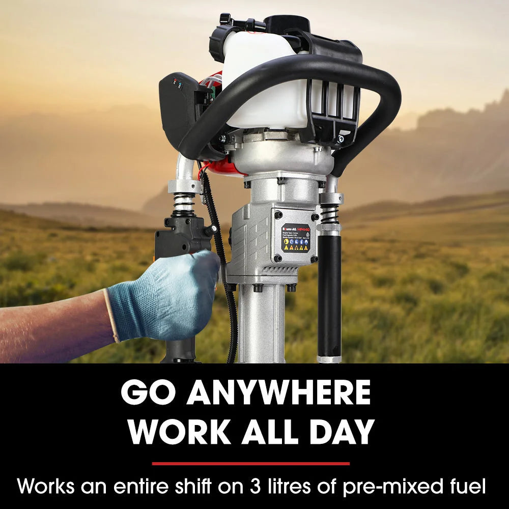 BAUMR-AG 38cc 4-Stroke Petrol Post Driver with Carry Case &