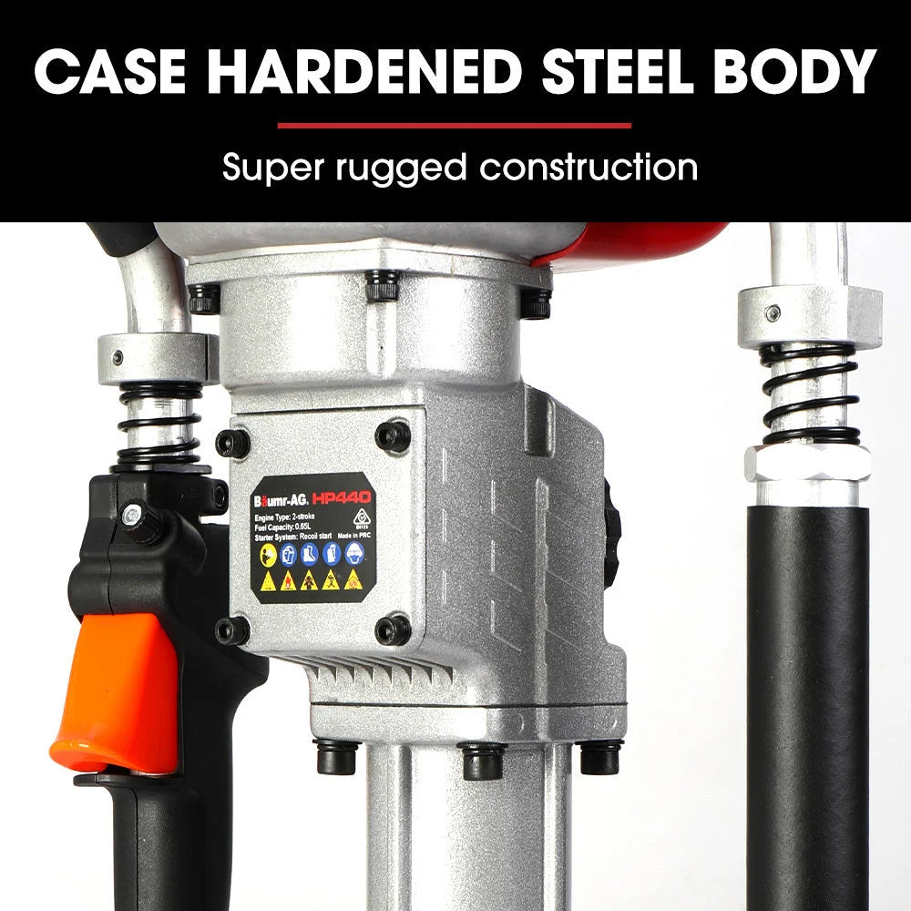 BAUMR-AG 38cc 4-Stroke Petrol Post Driver with Carry Case &