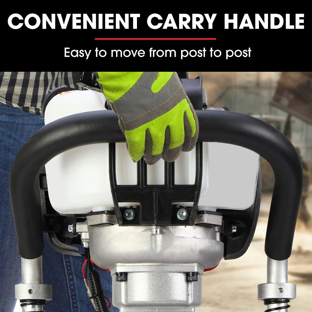 BAUMR-AG 38cc 4-Stroke Petrol Post Driver with Carry Case &