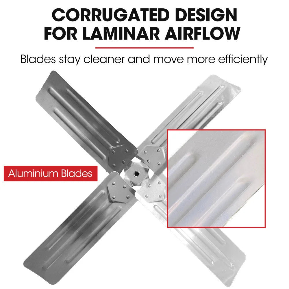 BAUMR-AG 42’’ 1067mm 660W Industrial Mobile Floor Drum Fan