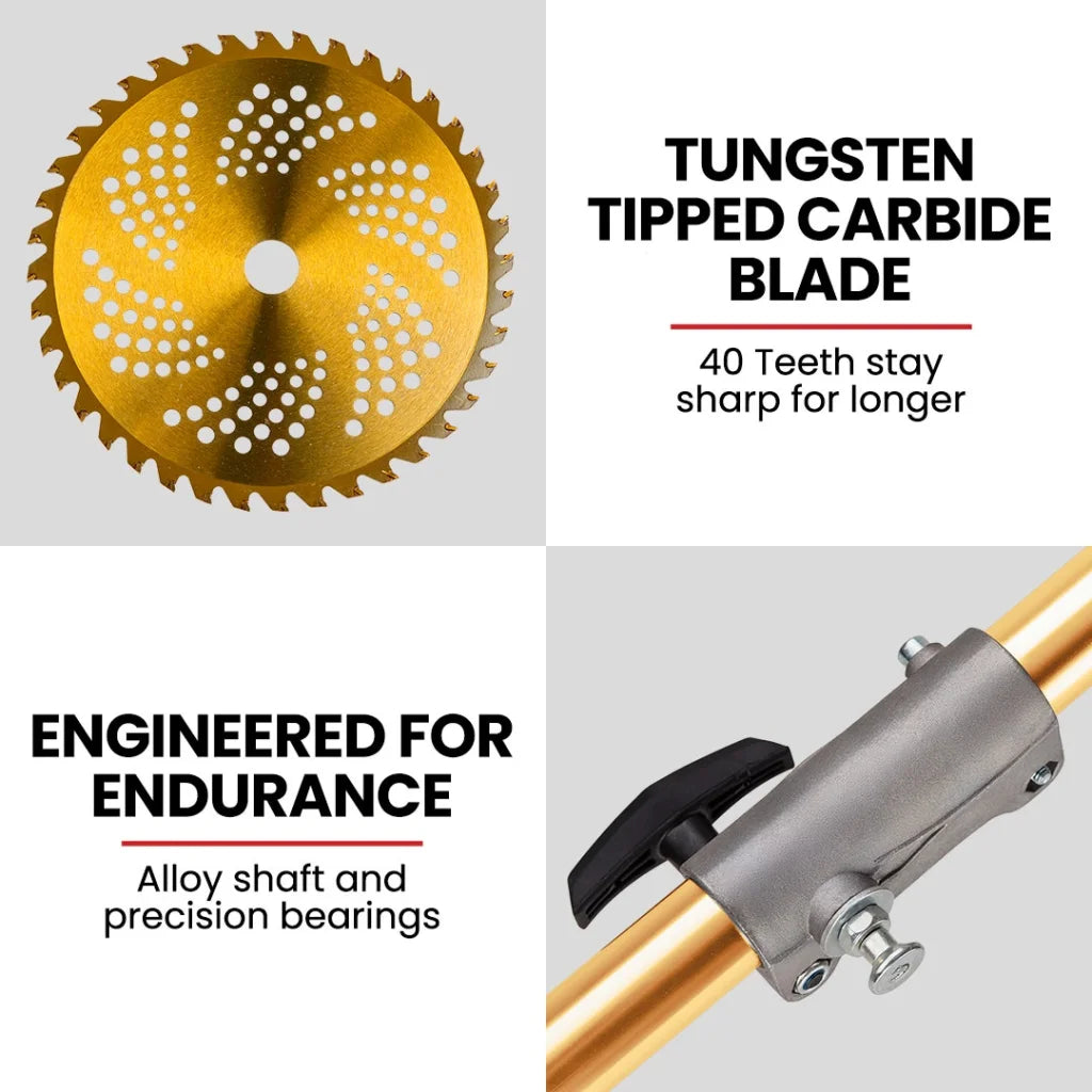 Baumr-AG 65CC Brushcutter Whipper Snipper Trimmer Brush