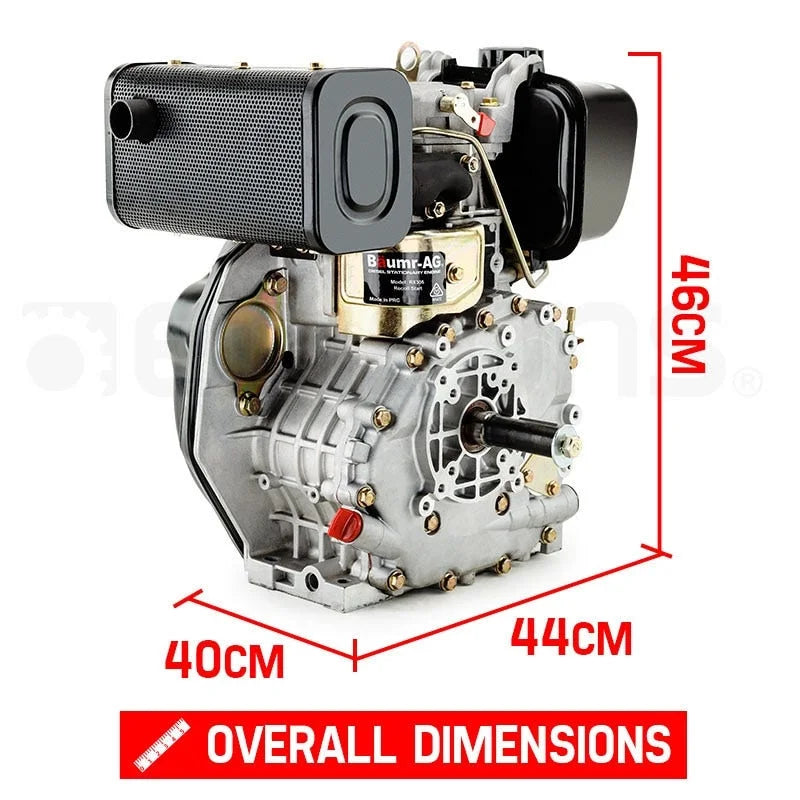 Baumr-AG 7HP Diesel Stationary Engine 4 Stroke OHV