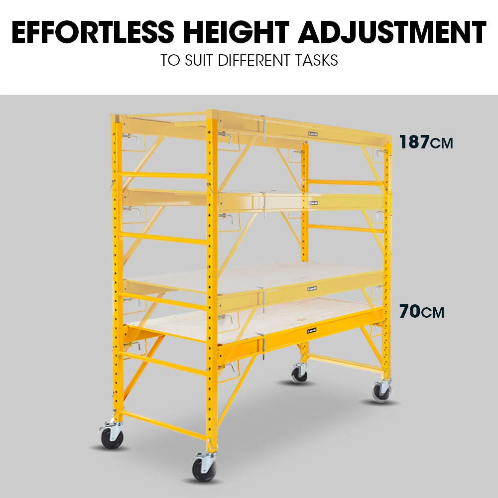 Baumr-AG Adjustable Mobile Scaffolding 450kg Capacity