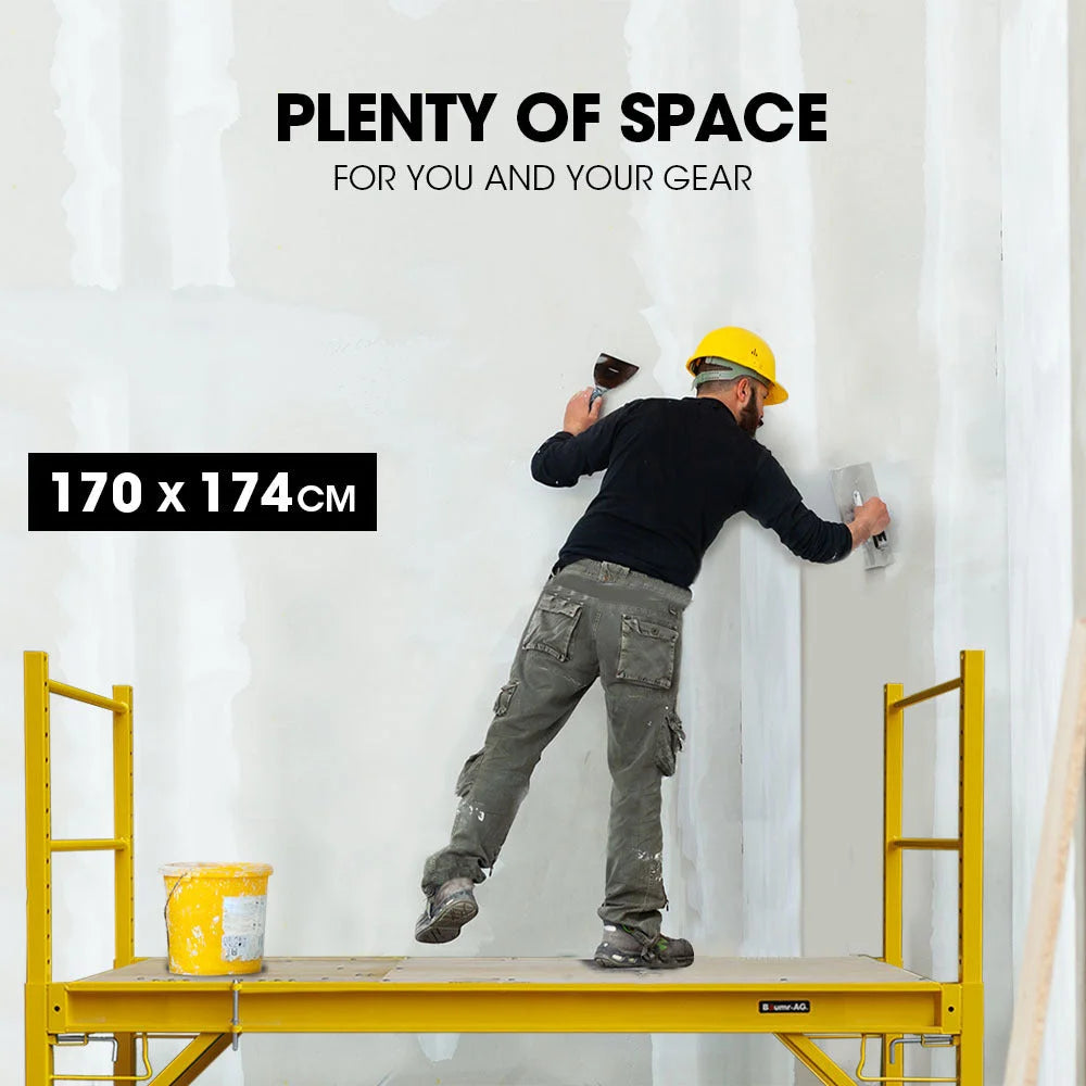 Baumr-AG Adjustable Mobile Scaffolding 450kg Capacity