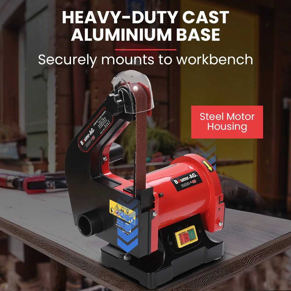 BAUMR-AG Bench Vertical Belt and Disc Sander Combo 25mm