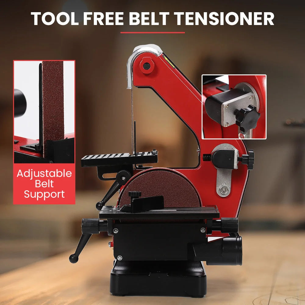 BAUMR-AG Bench Vertical Belt and Disc Sander Combo 25mm