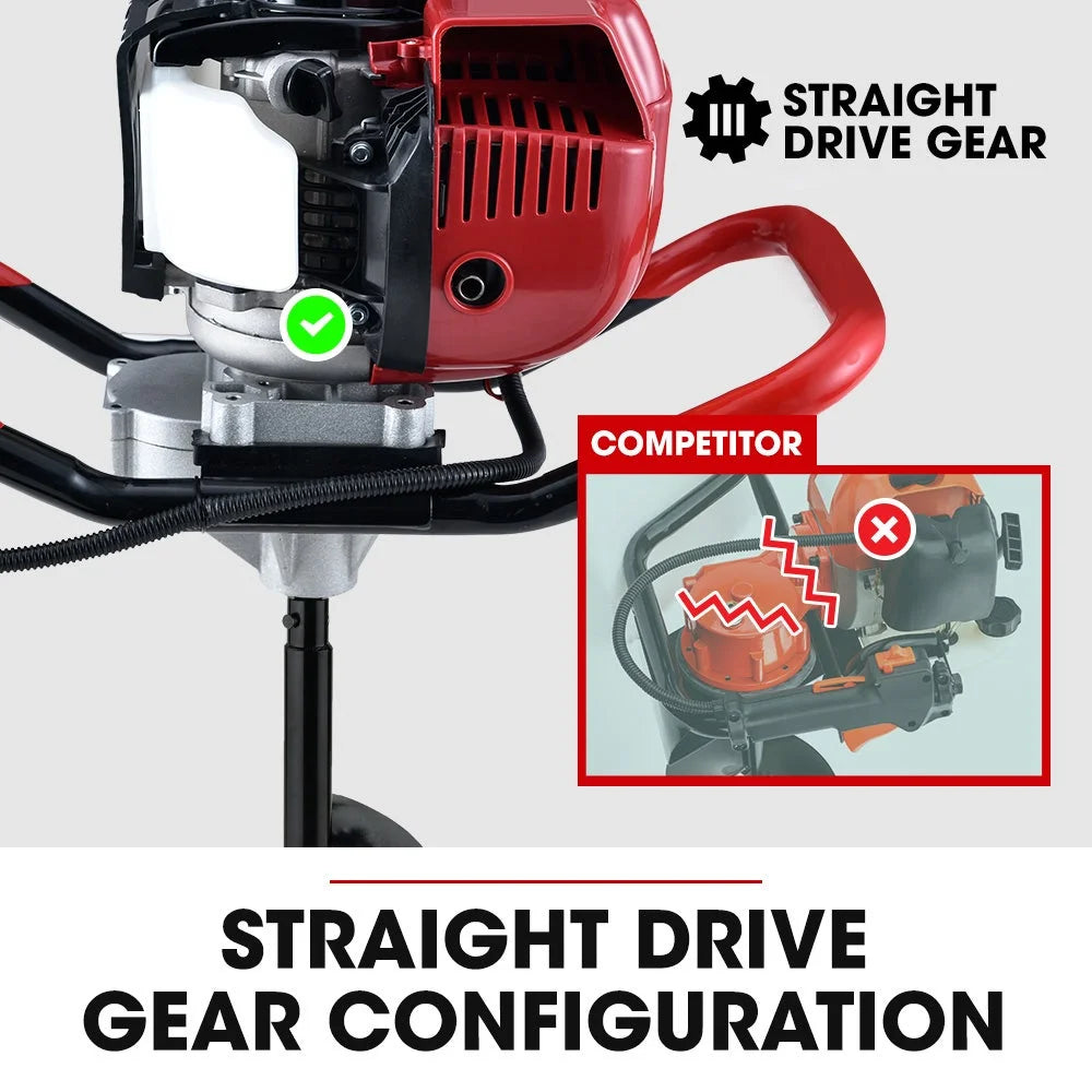 BAUMR-AG BPX-1400 38cc 4-Stroke Petrol Post Hole Digger
