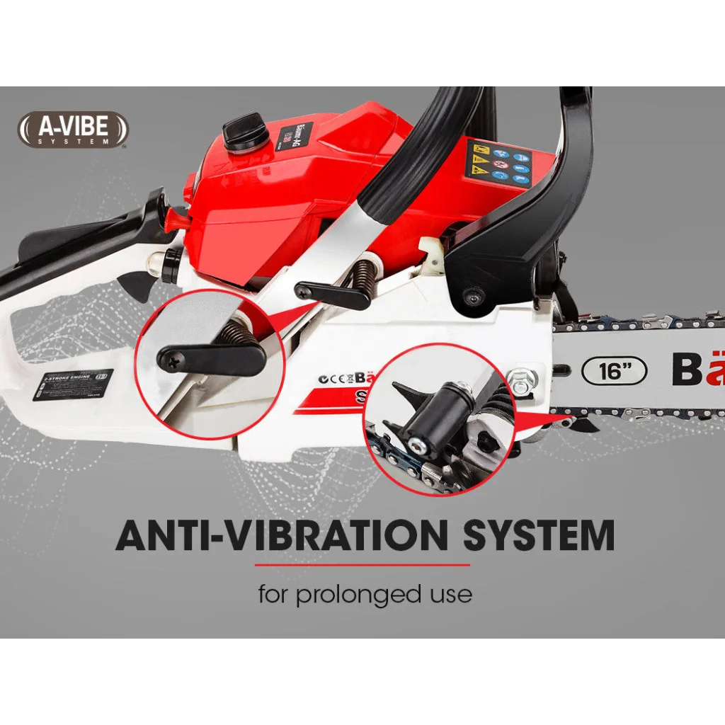 Baumr-AG Chainsaw 38CC Petrol Commercial 16’’ Bar E-Start