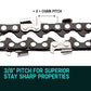 Baumr-AG Chainsaw Chain 12in Bar Spare Part Replacement