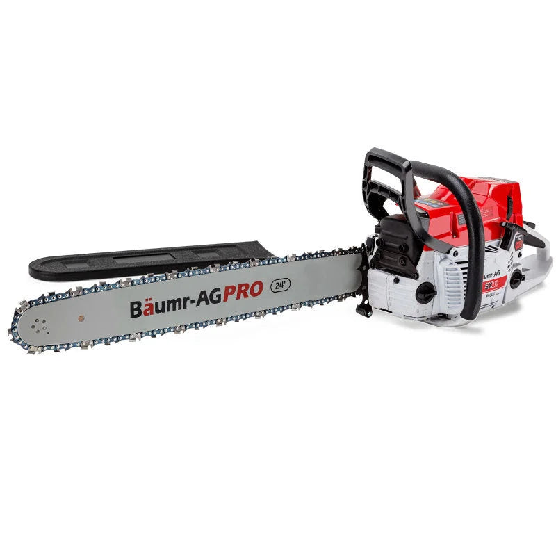 BAUMR-AG Commercial Petrol Chainsaw E-Start 24’’ Bar Chain