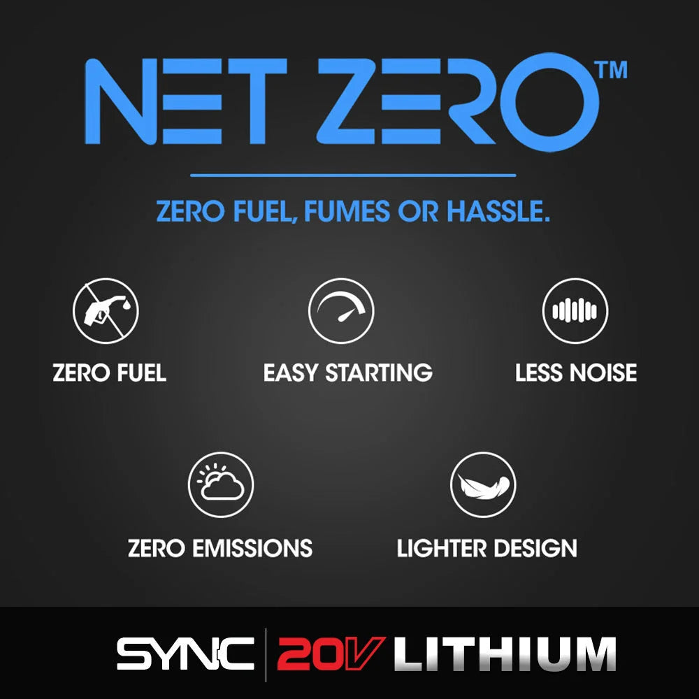 BAUMR-AG LN3 20V SYNC Cordless 2in1 Line Trimmer & Lawn