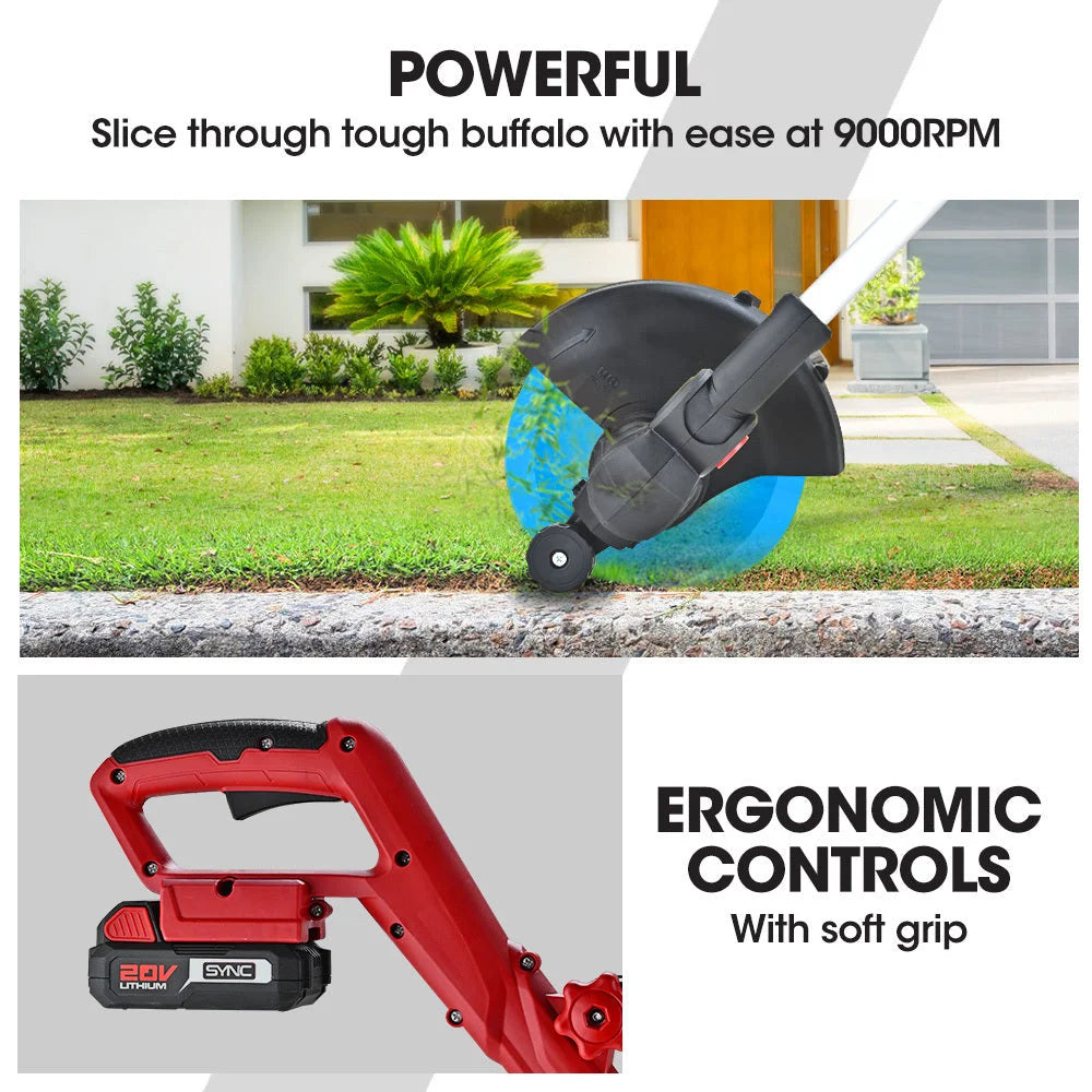 BAUMR-AG LN3 20V SYNC Cordless 2in1 Line Trimmer & Lawn