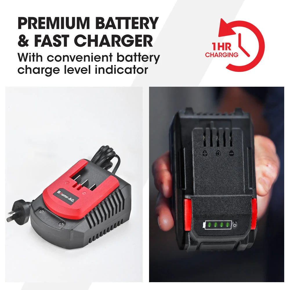 BAUMR-AG LN3 20V SYNC Cordless 2in1 Line Trimmer & Lawn