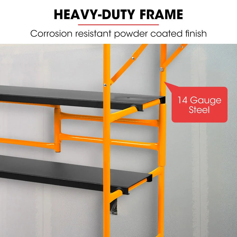 BAUMR-AG Mobile Scaffold Platform 226kg Load Steel Frame