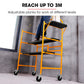 BAUMR-AG Mobile Scaffold Platform 226kg Load Steel Frame