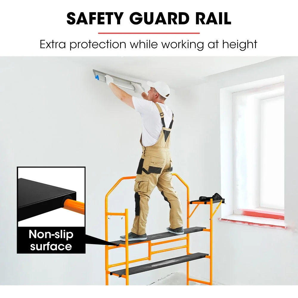 BAUMR-AG Mobile Scaffold Platform 226kg Load Steel Frame