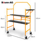 BAUMR-AG Mobile Scaffold Platform 226kg Load Steel Frame