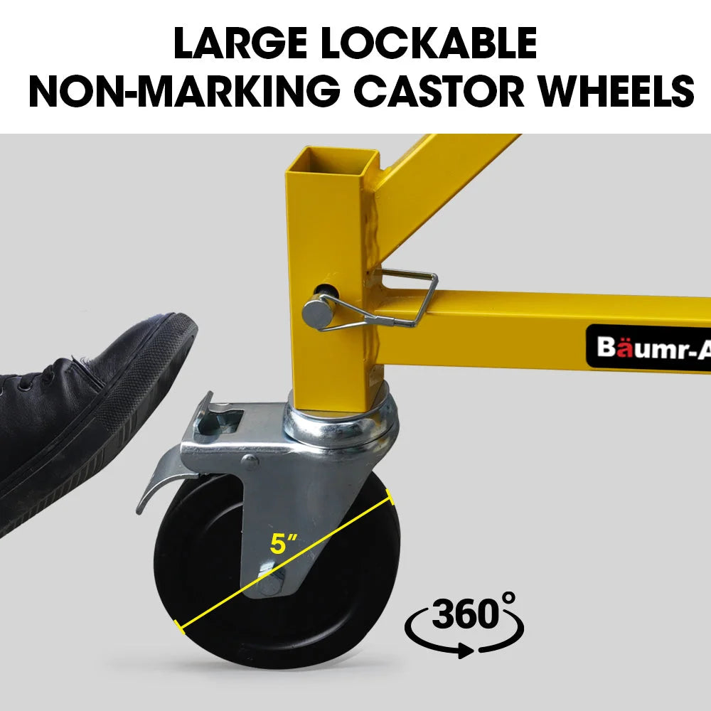Baumr-AG Outrigger Wheel Set for Adjustable Mobile