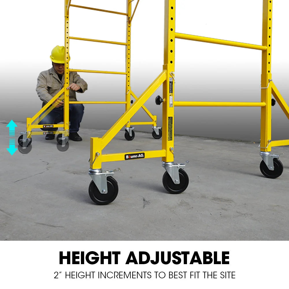 Baumr-AG Outrigger Wheel Set for Adjustable Mobile