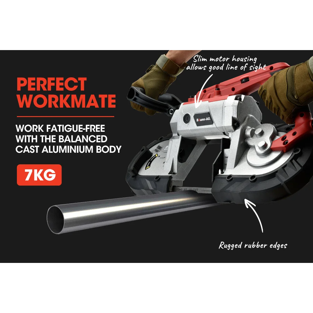BAUMR-AG Portable Band Saw Cold Cut Metal Cut Off Bandsaw