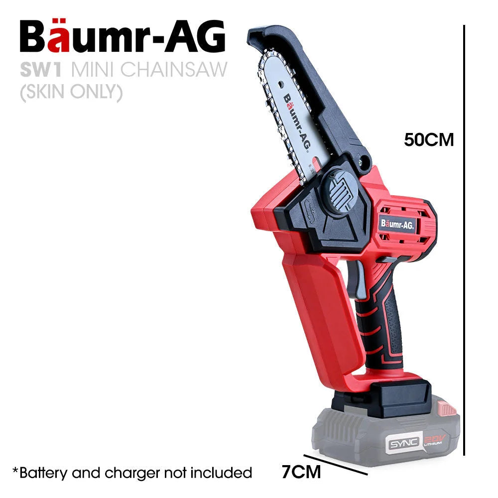 BAUMR-AG SW1 20V Cordless Mini Chainsaw Skin Only Electric