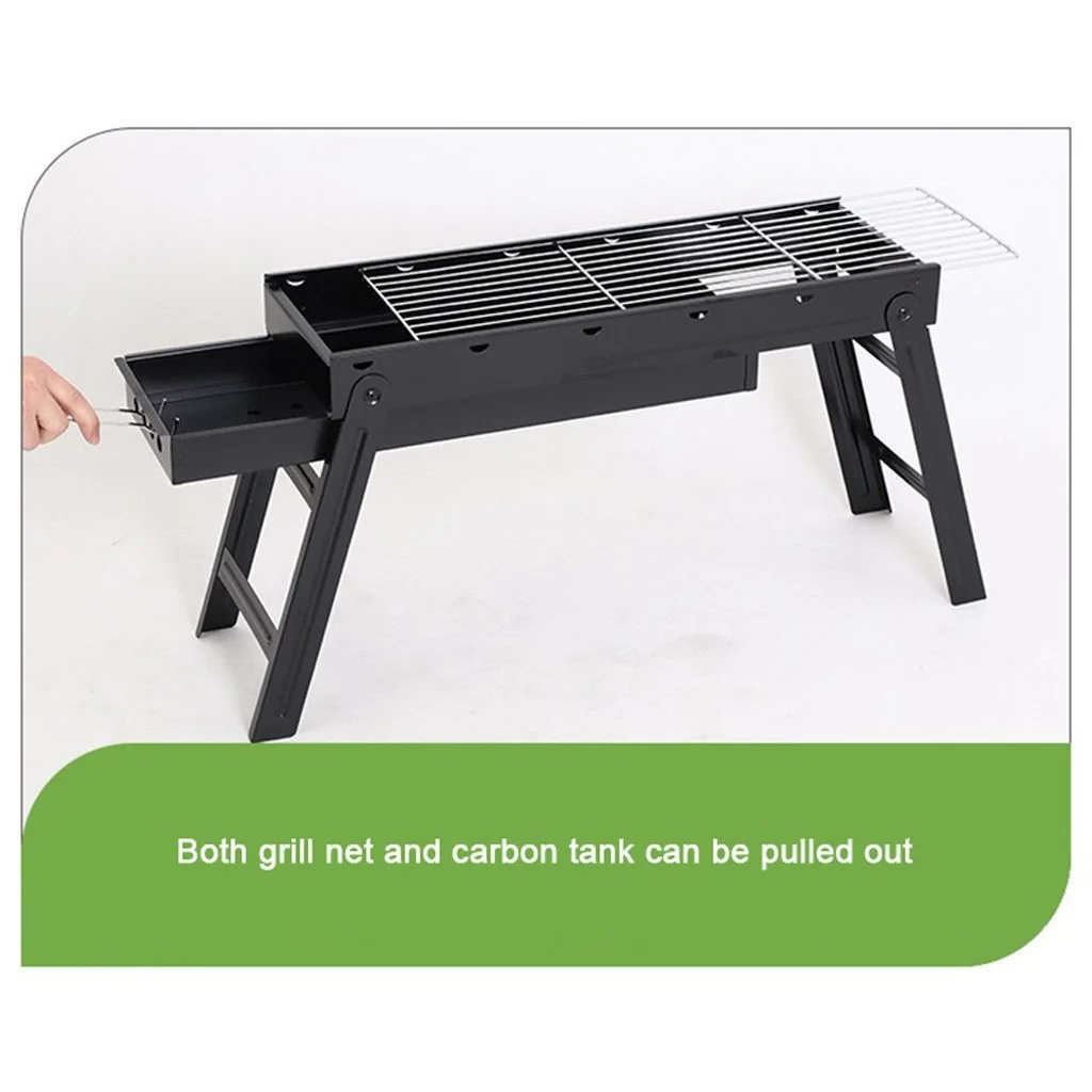 BBQ Charcoal Grill Foldable Portable Barbecue Camping