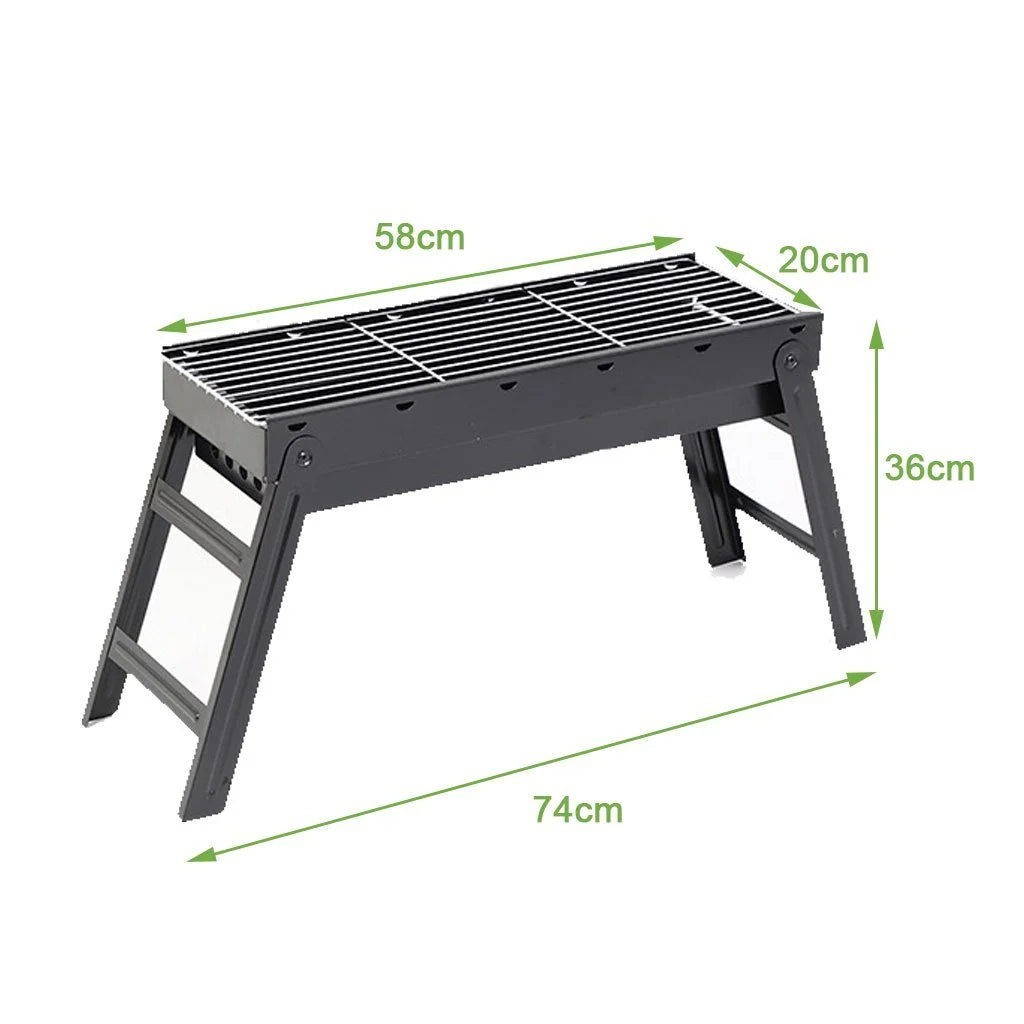 BBQ Charcoal Grill Foldable Portable Barbecue Camping
