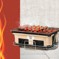 BBQ Grill Tabletop Charcoal Smoker grillz ceramic hibachi