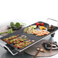 BBQ Teppanyaki Grill Premium 2X 48cm Non-Stick Hot Plate for Kitchen 3-5 Person