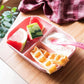 Beaba Silicone Suction Divided Plate & Spoon - Pink