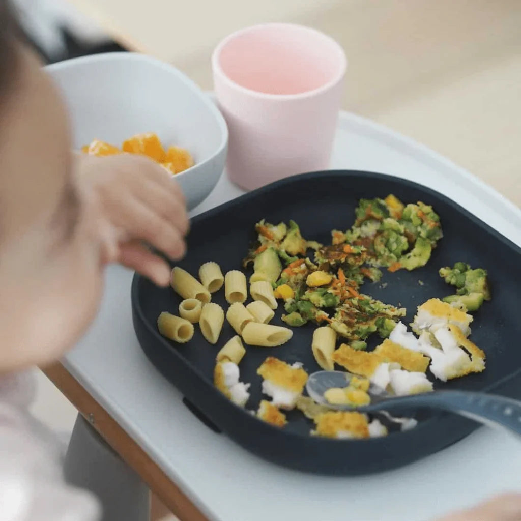 Beaba Silicone Suction Meal Set - Navy-1973194216049872899