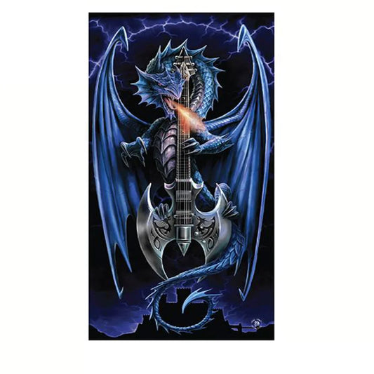 Beach Towel Anne Stokes Power Chord - Home & Garden