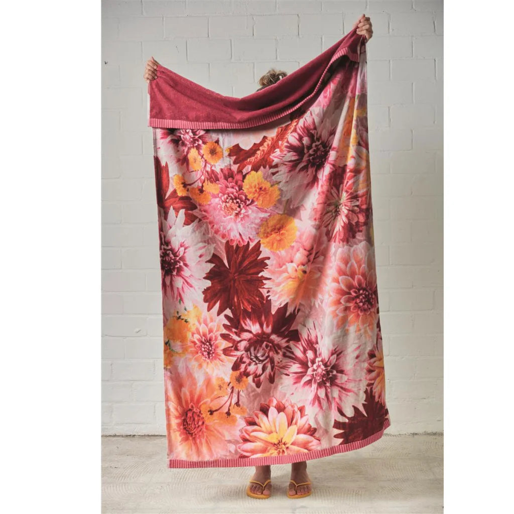 Beach Towel Bedding House Festival Multi Cotton Velour