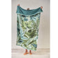 Beach Towel Bedding House Jungle Vibe Green Cotton Velour