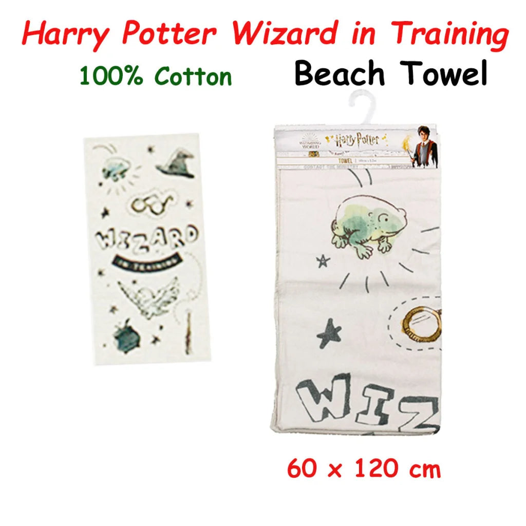 Beach Towel Caprice Harry Potter Wizard in Training Cotton