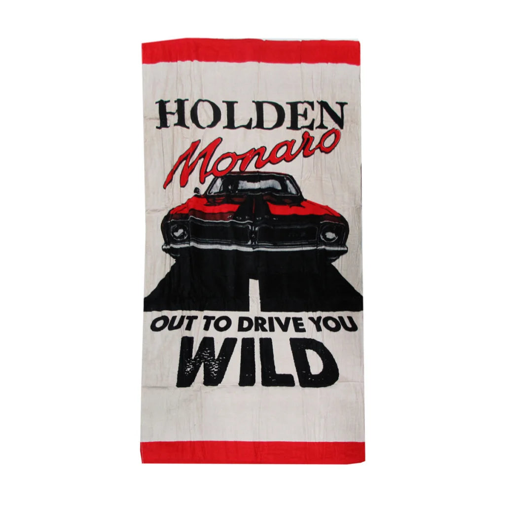 Beach Towel Holden Monaro Cars Printed 100% Cotton 75x150cm