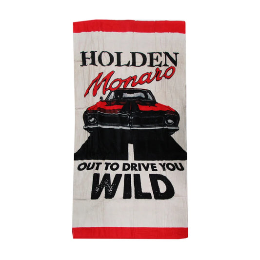 Beach Towel Holden Monaro Cars Printed 100% Cotton 75x150cm
