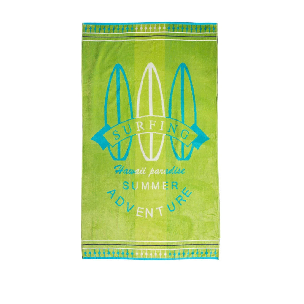 Beach Towel Rans Premium Cotton Jacquard - Surfing - Home &